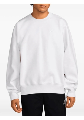 Nike embroidered-logo sweatshirt - White
