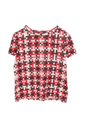 Hermès Pre-Owned 2010s Bolduc Au Carre T-shirt - Red