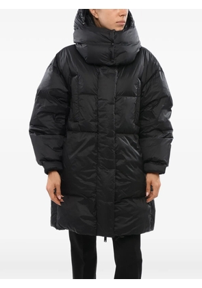 Bacon quilted hooded puffer coat - Black