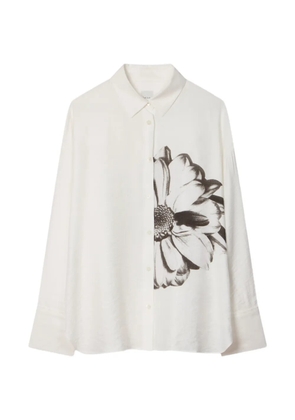 Paul Smith white Daisy placement print shirt