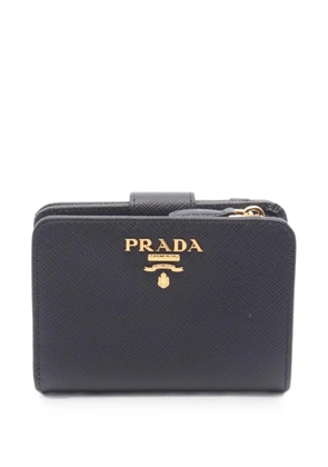 Prada Pre-Owned Saffiano Metal bi-fold wallet - Black