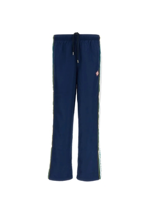 Casablanca logo-patch side-stripe track pants - Blue