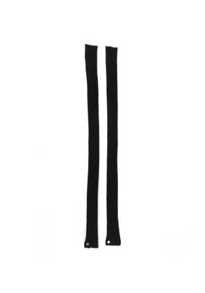 Rick Owens ribbed-knit arm warmers - Black