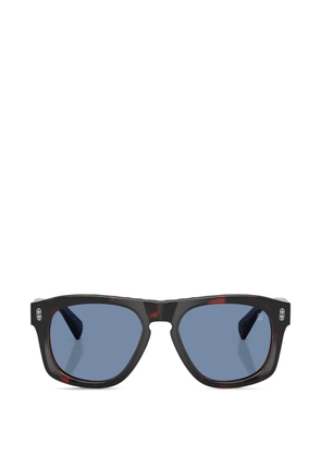 Brunello Cucinelli tortoiseshell-effect sunglasses - Brown