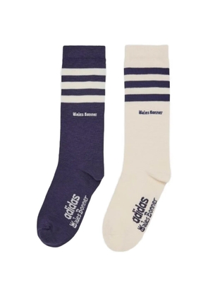 adidas x Wales Bonner logo-embroidered socks - Blue