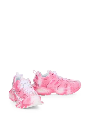 Balenciaga Track logo-print sneakers - Pink