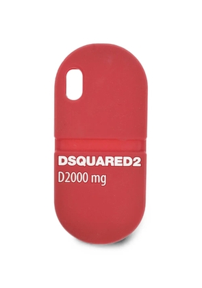 DSQUARED2 iPhone 9 pill-shape logo-print phone case