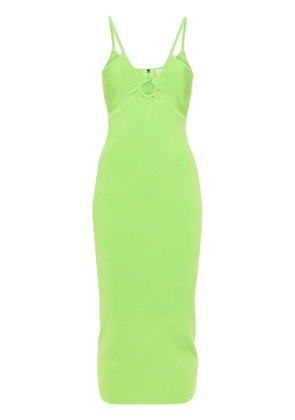 Michael Michael Kors cut-out sleeveless midi dress - Green
