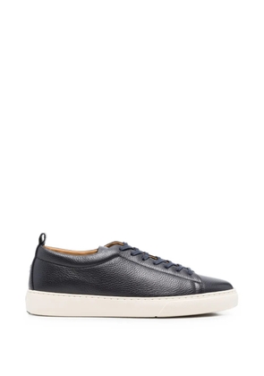 Henderson Baracco grainy leather sneakers - Blue