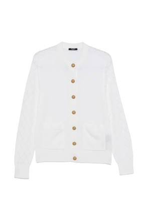 Balmain long-sleeves cardigan - White