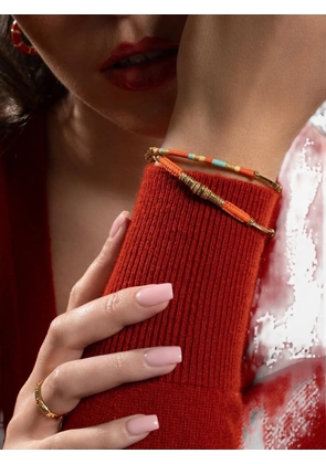 Gas Bijoux Zizanie thread-wrapped bracelet - Gold