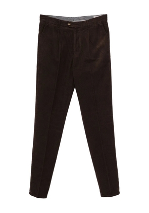 Brunello Cucinelli pleated corduroy trousers - Brown