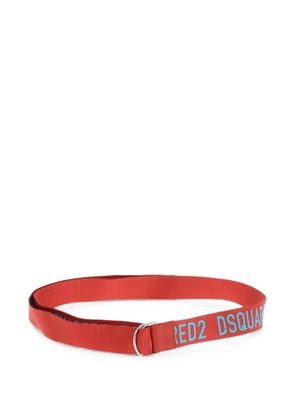 DSQUARED2 logo-jacquard tape belt