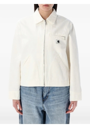 Carhartt WIP logo-patch zip-up jacket - Neutrals
