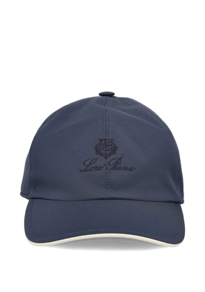 Loro Piana logo-detail cap hat - Blue