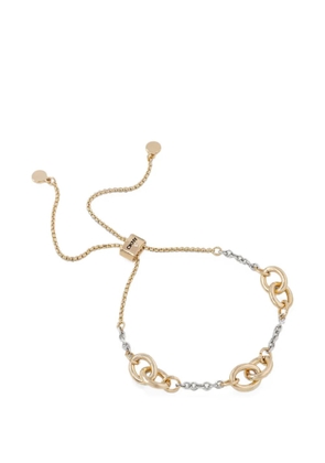 DKNY Alani two-tone chain-link bracelet - Gold
