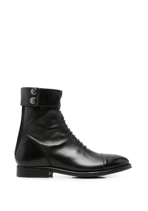 Alberto Fasciani lace-up button-detail boots - Black