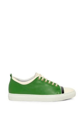 Lanvin low-top panelled sneakers - Green