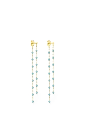 Gigi Clozeau Classic Gigi diamond-embellished resin-beaded drop earrings - Gold