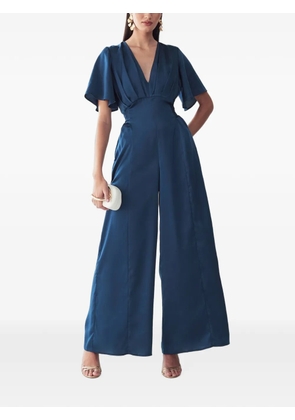 WILLA Fabian V-neck jumpsuit - Blue