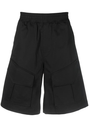 Neil Barrett elasticated-waistband bermuda shorts - Black