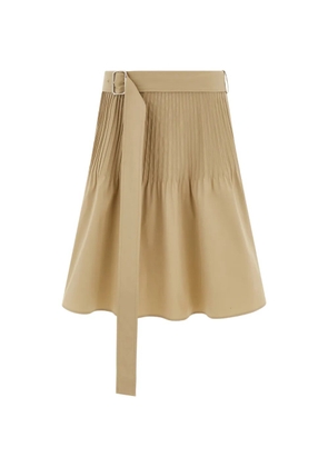Ferragamo skirt with micro detail - Neutrals