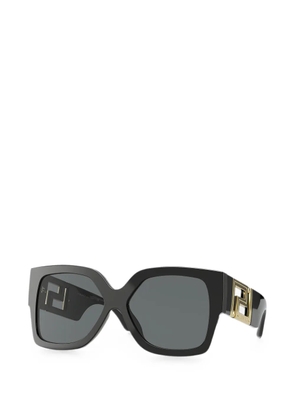 Versace Greca square-frame sunglasses - Black