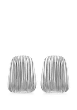 MAYOL Kimberly ribbed earrings - Silver