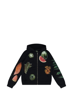 Denim Tears fruit-print hoodie - Black