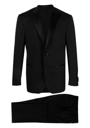 Corneliani single-breasted three-piece suit - Black