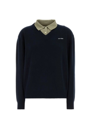 Miu Miu V-neck sweater - Blue