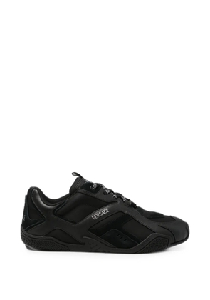 Versace logo-print sneakers - Black