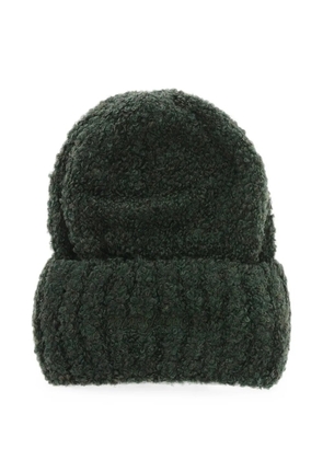 POLAR SKATE CO embroidered-logo bouclé beanie hat - Green