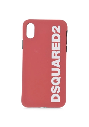 DSQUARED2 logo-print iPhone X case