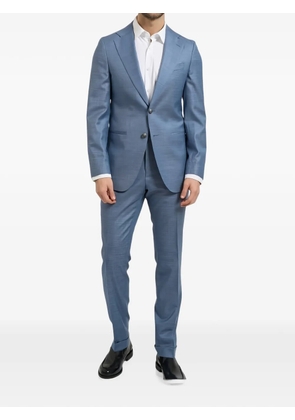 BOSS single-breasted two-piece suit - Blue