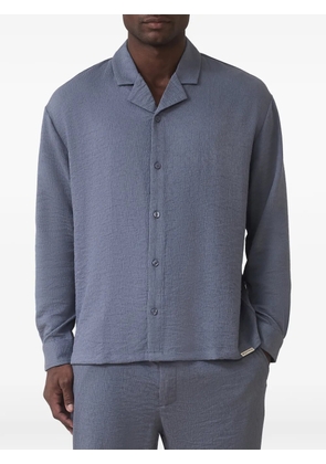 MAUVAIS Fiorano long-sleeve shirt - Blue