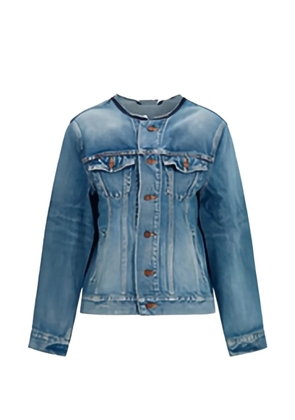 Balenciaga Hourglass denim jacket - Blue