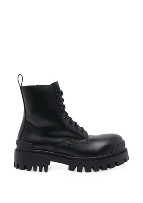 Balenciaga Strike lace-up ankle boots - Black