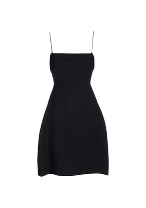 LOEWE fit-and-flare spaghetti-strap mini dress - Black