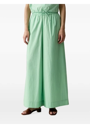 Benetton elasticated-waist palazzo pants - Green