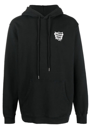Htc Los Angeles logo-print cotton hoodie - Black