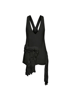 TOVE Bebe draped racerback blouse - Black
