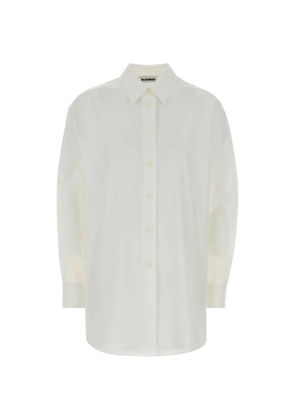 Jil Sander poplin long-sleeve shirt - White