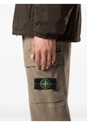Stone Island logo-patch cargo pants - Green