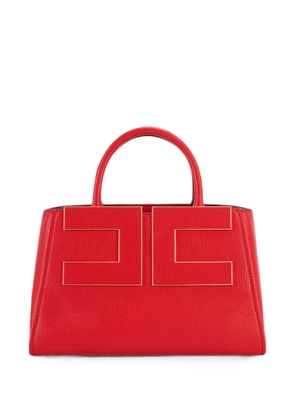 Elisabetta Franchi tote bag with logo - Red