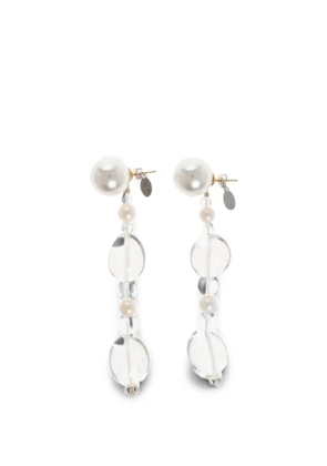 Magda Butrym pearl and stone earrings - Silver
