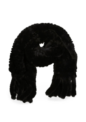 PINKO faux-fur scarf - Black