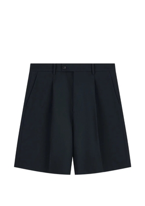 Emporio Armani pleated-detail tailored shorts - Black
