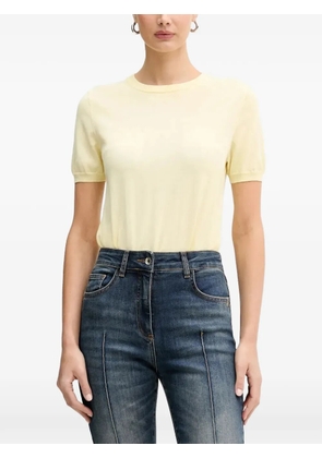 Patrizia Pepe short-sleeve sweater - Yellow