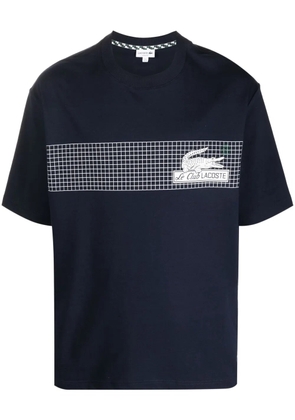 Lacoste logo-print cotton T-shirt - Blue